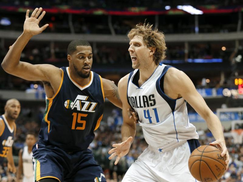 NBA: Dallas und Nowitzki siegen nach Aufholjagd gegen Utah