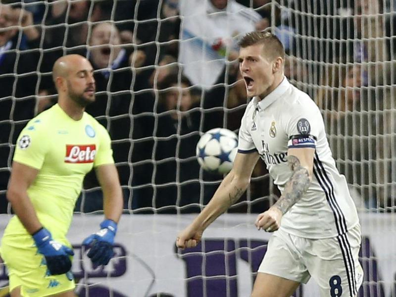 Kroos-Treffer bringt Real gegen Neapel auf Viertelfinal-Kurs