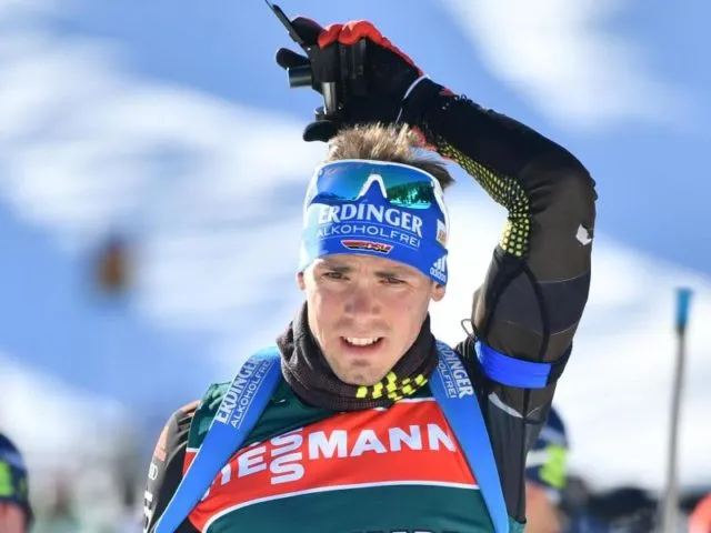 Simon Schempp holte zum Abschluss der WM&nbsp;Gold. Foto: Barbara Gindl/dpa