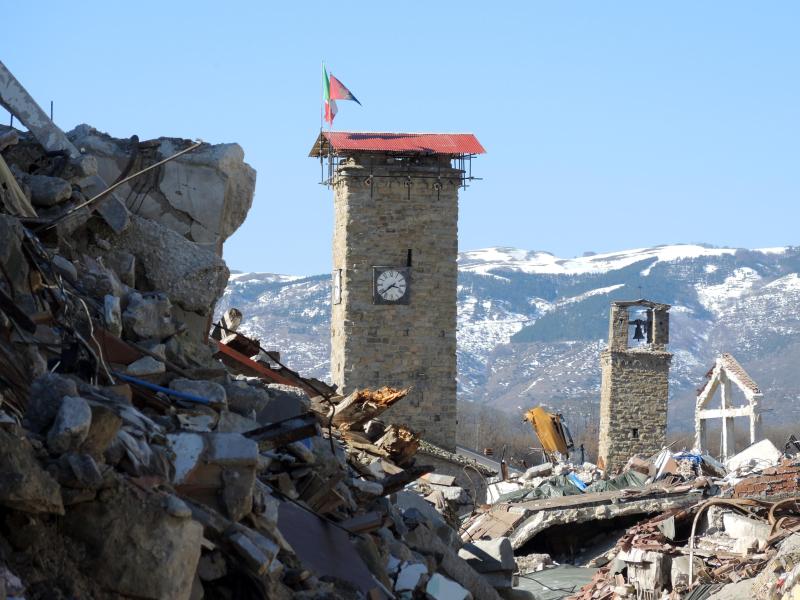 Wieder Erdbeben in Region um Amatrice in Italien