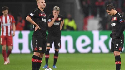 Leverkusen vor Achtelfinal-Aus – 2:4 gegen Atlético
