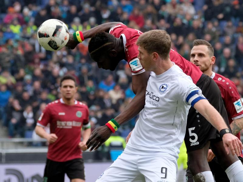 Rückschlag für Hannover: Nur 2:2 gegen Bielefeld