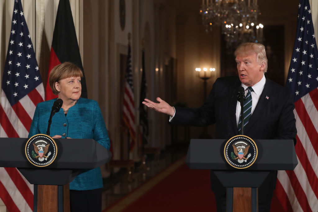 Trump und Merkel: 20 Minuten gemeinsame Pressekonferenz im Liveticker und Video