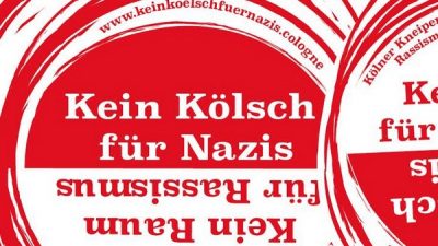 „Kein Kölsch für Nazis“: Bierdeckel gegen AfD-Parteitag jetzt in Kölner Kneipen