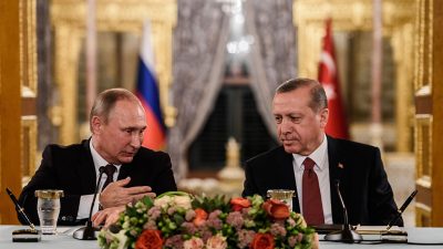 Putin empfängt türkischen Präsidenten Erdogan in Moskau