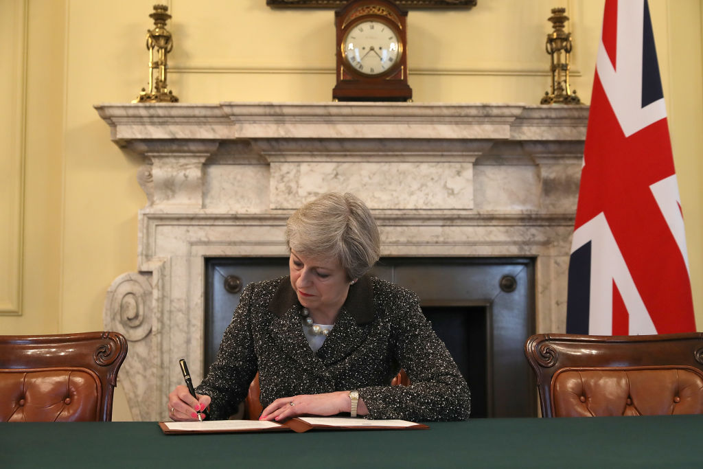 Theresa May ruft Kabinett vor Brexit-Grundsatzrede zu Sondersitzung zusammen