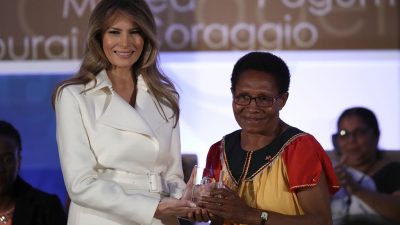 Melania Trump hält Plädoyer für Menschenrechte