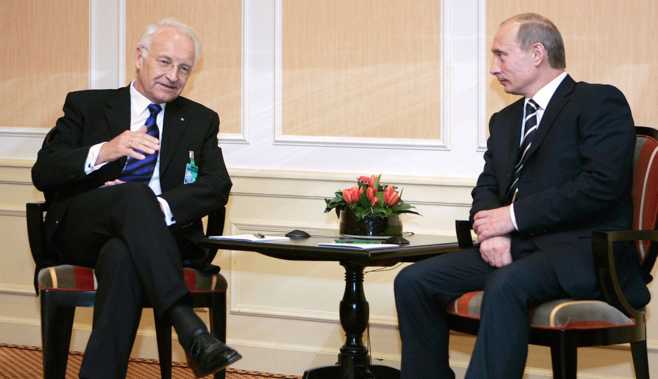 Stoiber nach Putin-Treffen: „Es führt kein Weg vorbei, beieinander zu bleiben“