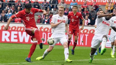 Souveräner 3:0-Sieg des FC Bayern in Köln