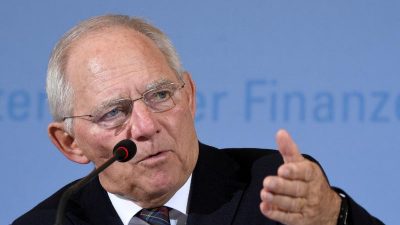 Schäuble weist US-Kritik an Überschuss zurück