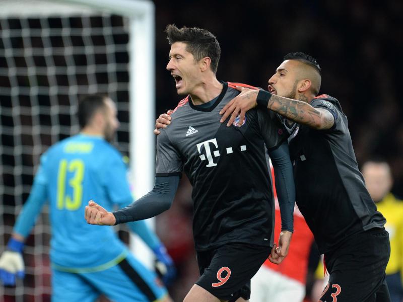 Bayern München stürmt gegen Arsenal ins Viertelfinale