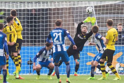 Hertha wächst über sich hinaus: 2:1 gegen Dortmund