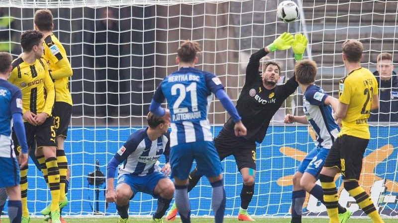 Hertha wächst über sich hinaus: 2:1 gegen Dortmund