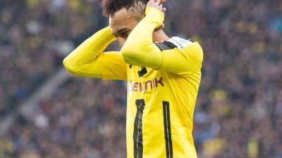 Dortmunds Aubameyang fällt im Pokalspiel aus