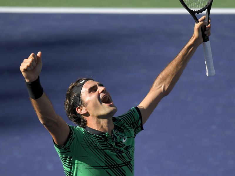 Federer gewinnt zum fünften Mal Turnier in Indian Wells