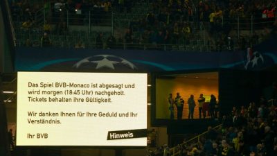 Champions-League-Spiel in Dortmund abgesagt – BVB-Spieler Marc Bartra verletzt