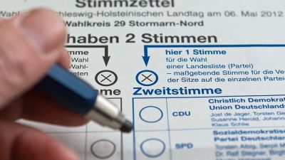 Grobe Eingriffe in Wortschatz und Grammatik: Wahlaufruf zur Landtagswahl in Schleswig-Holstein empört Sprachfreunde