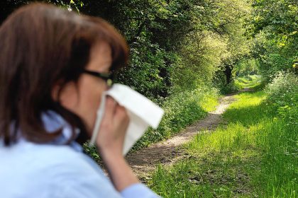 Pflanzenpollen fliegen auch in Höhen über 2000 Metern