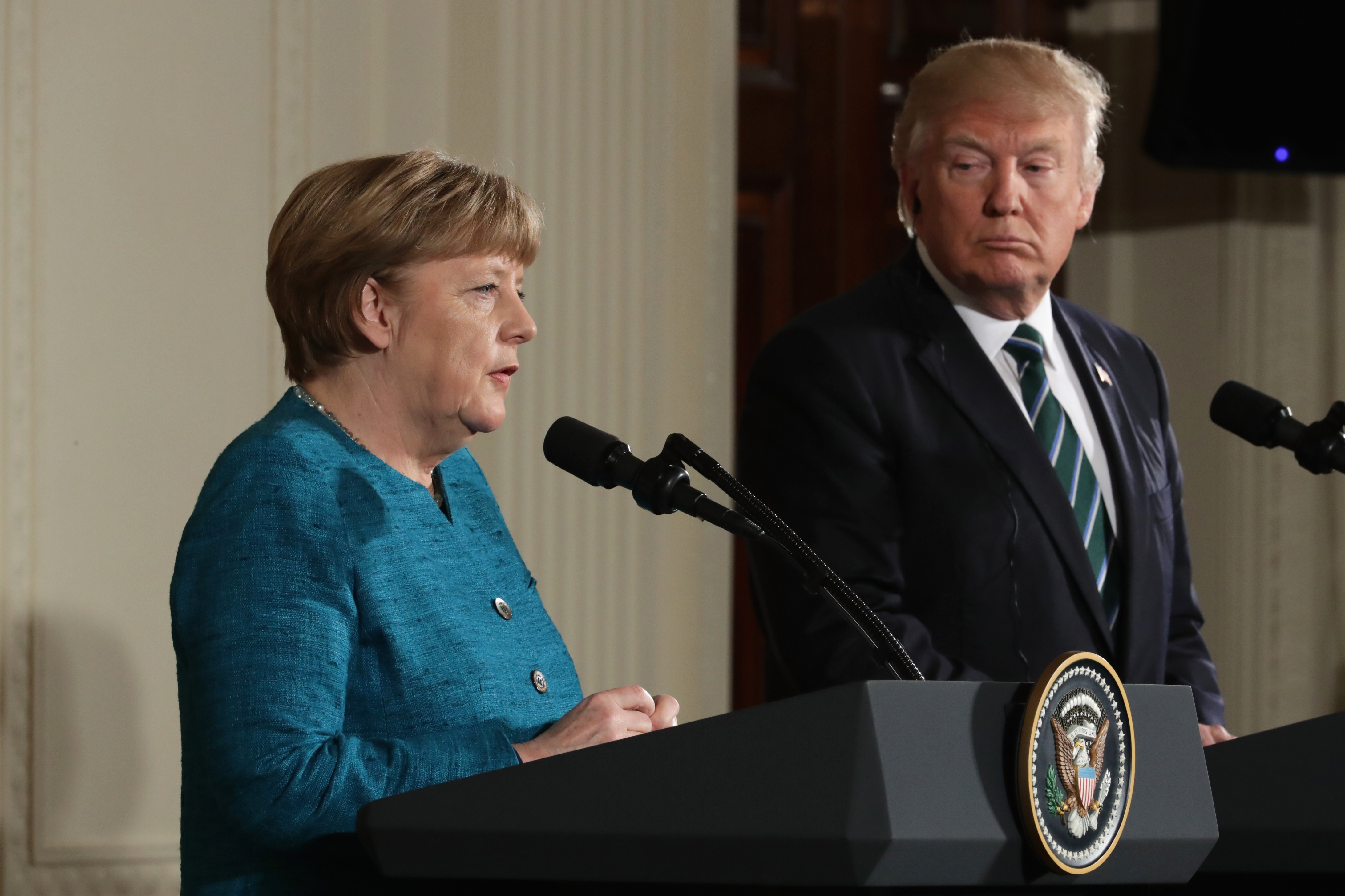 „Ich mochte Merkel wirklich“: Trump über Bundeskanzlerin, Brexit und EU