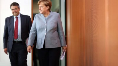 Merkel stellt sich in Debatte um Israel-Besuch hinter Gabriel