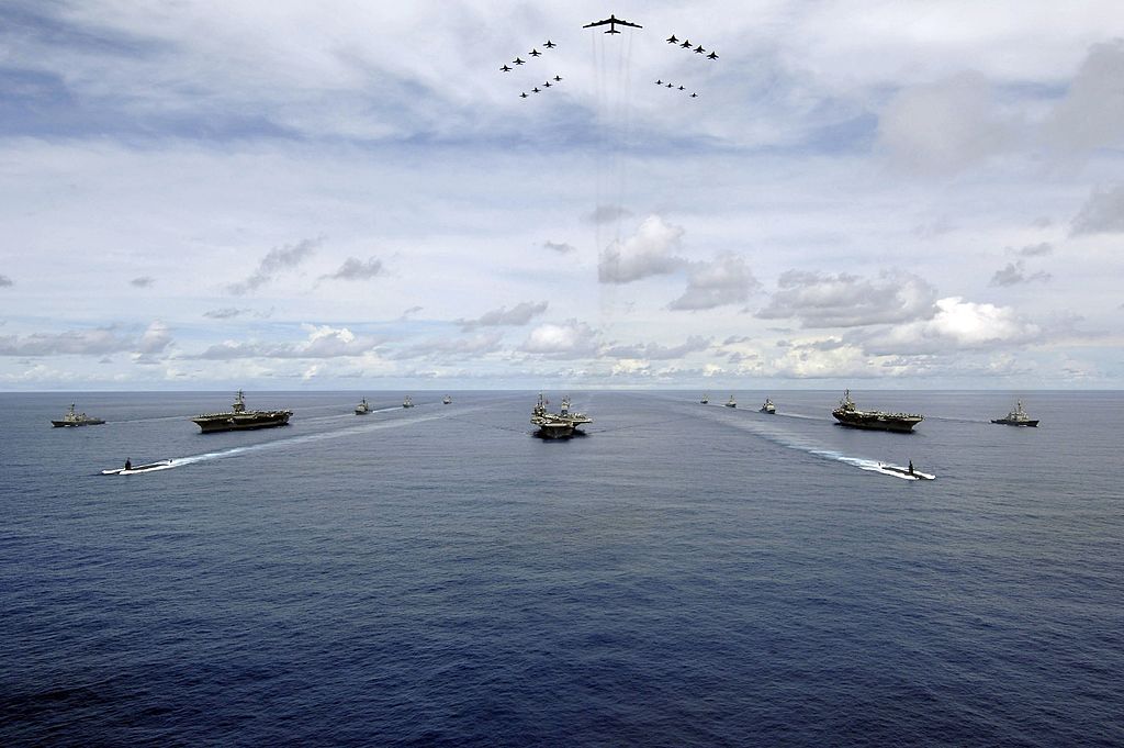 Südkorea, Japan und die USA starten gemeinsames Marinemanöver