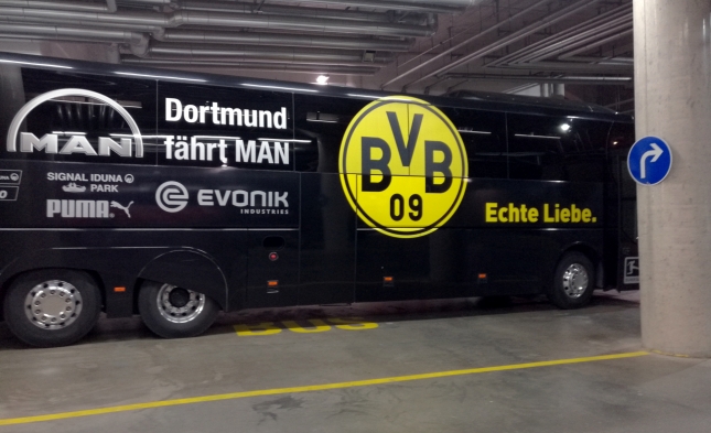 Explosion am BVB-Bus vor Champions-League-Spiel