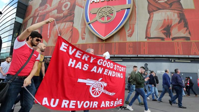 Diskussion um Wenger spaltet die Fans vom FC Arsenal