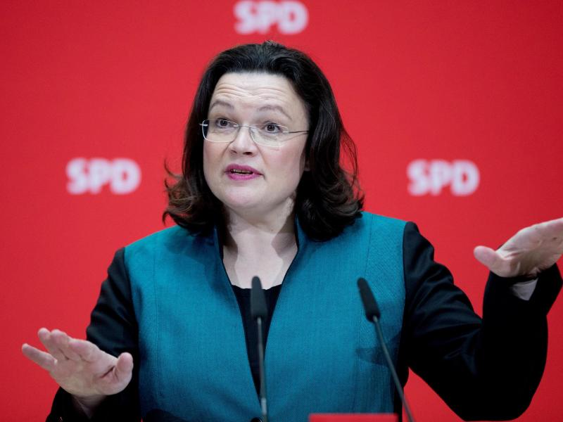 Nahles rechnet fest mit „Ja“ der SPD-Basis zur GroKo