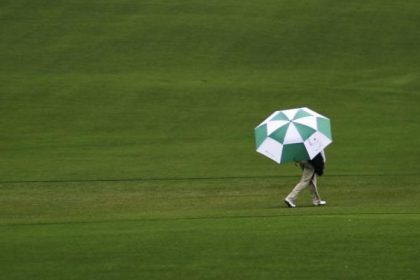 Klimakämpfer auf dem Golfplatz: Zement als Zeichen gegen Wasserverschwendung