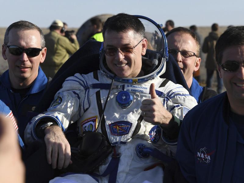 ISS-Raumfahrer auf die Erde zurückgekehrt