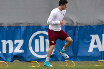 Lewandowski beim Abschlusstraining für Real-Spiel dabei