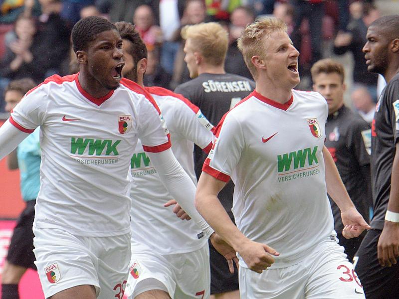 FC Augsburg zittert sich zum 2:1 gegen 1. FC Köln