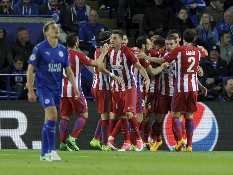 Atlético Madrid erreicht gegen Leicester Halbfinale
