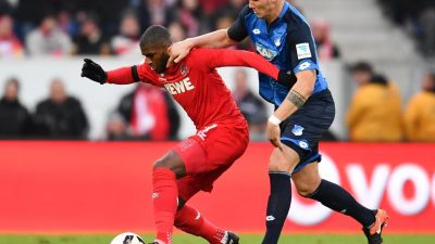 Hoffenheim bei Sieg in Köln erstmals im Europapokal