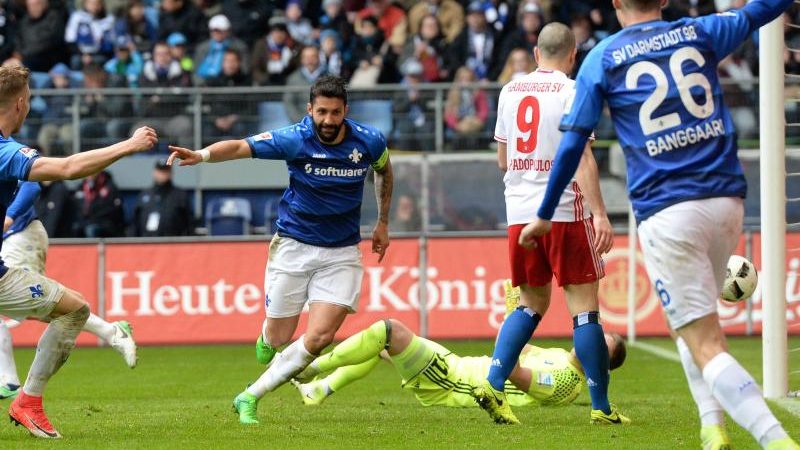 Darmstadt wendet Abstieg nochmals ab – 2:1 beim Hamburger SV