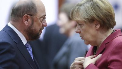 SPD-Chef Schulz: Kanzlerin Merkel und Finanzminister Schäuble haben Europa geschwächt