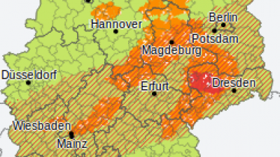 Unwetterwarnung: Schwere Sturmböen bis 100 km/h, Starkregen, Hagel und Gewitter + Video