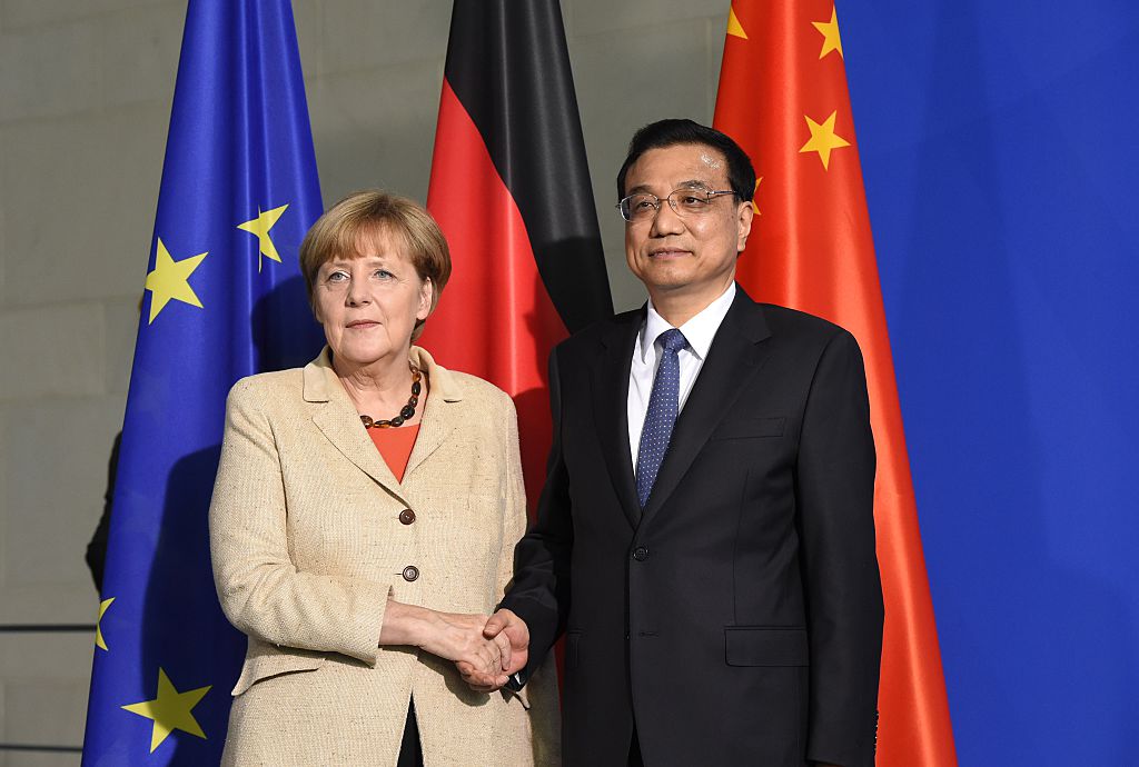 Merkel empfängt Chinas Ministerpräsidenten zu Gesprächen in Berlin