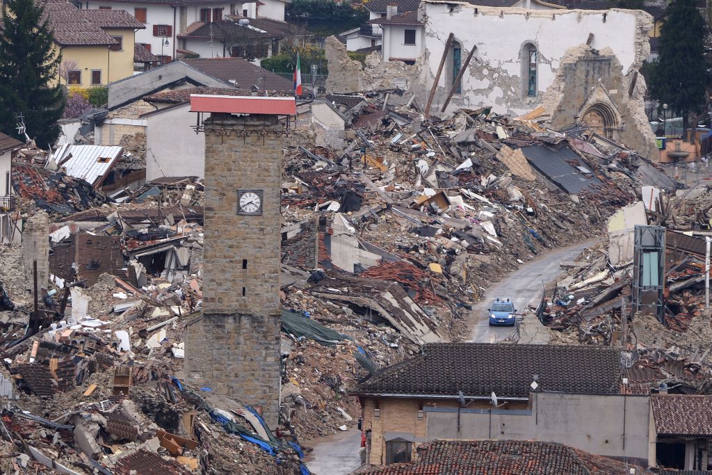 Kanadischer Premierminister Trudeau besucht von Erdbeben zerstörtes Amatrice
