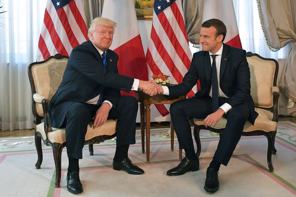 Trump trifft erstmals neuen französischen Präsidenten Macron