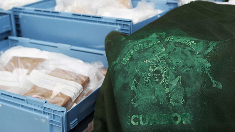 Fünf Tonnen Kokain in Ecuador beschlagnahmt – Ladung war für Europa und USA gedacht