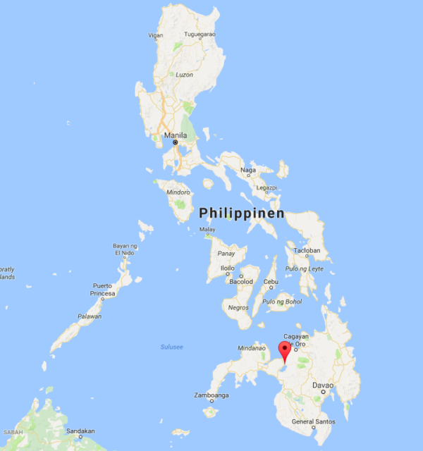 Die Philippinen mit der Stadt Marwari 