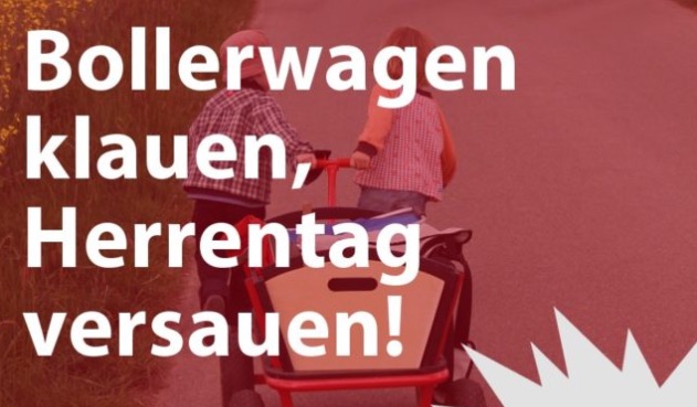 Kein Like für Jusos Berlin: „Bollerwagen klauen, Herrentag versauen!“ – FB-Nutzer stehen zu Tradition