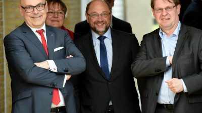 Landtagswahlen in Schleswig-Holstein: Nord-SPD geht mit Parteichef Schulz in Wahlkampfendspurt