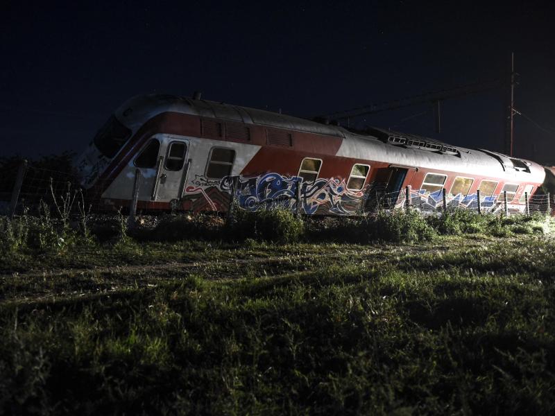Schweres Zugunglück mit Toten: Zug entgleist nahe Thessaloniki