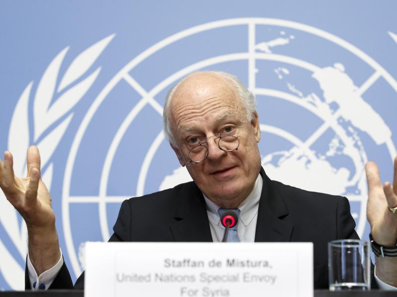 UN-Syriengesandter de Mistura kündigt Rücktritt an