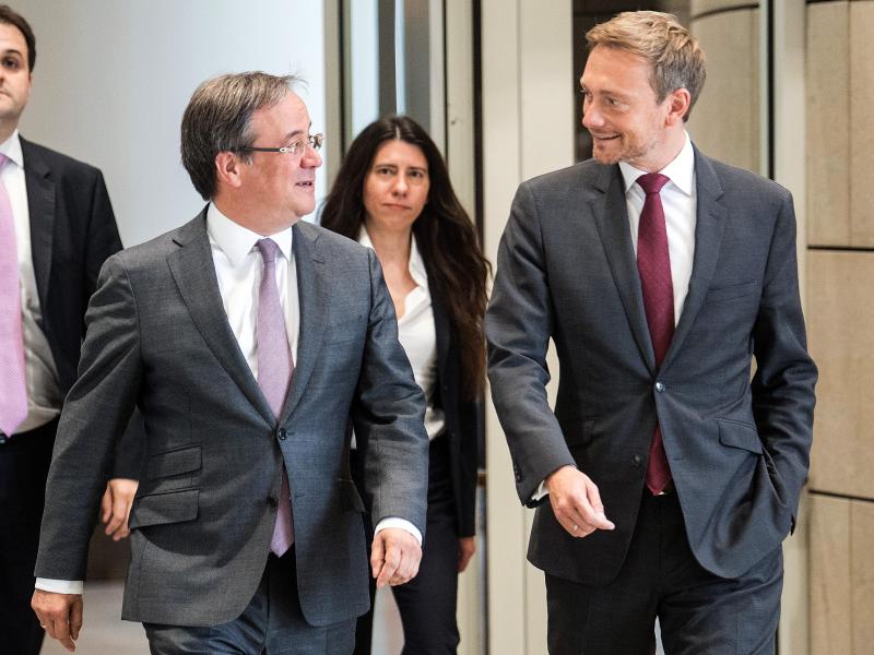 CDU und FDP in Nordrhein-Westfalen starten Koalitionsverhandlungen