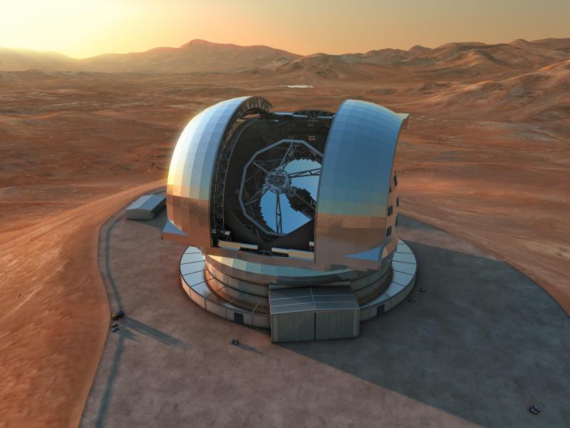 Baubeginn für größtes Teleskop der Welt: 39 Meter Spiegel geplant