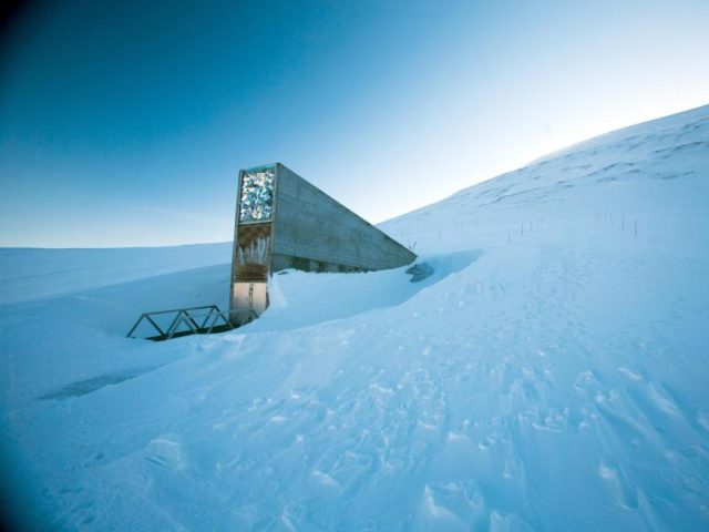Die Genbank befindet sich in der Nähe von Longyearbyen auf Spitzbergen. Foto: Jens Büttner/dpa