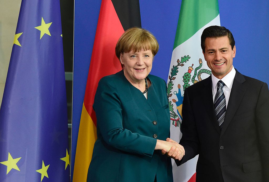 Kanzlerin Merkel schließt Mexiko-Besuch mit Wirtschafts-Veranstaltung ab